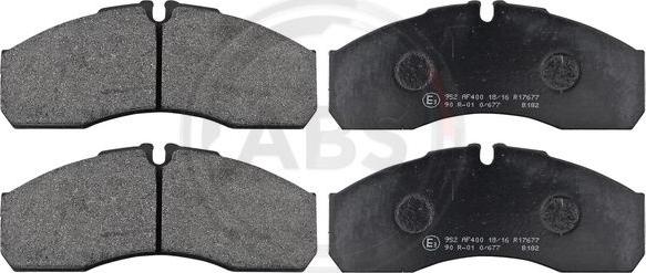 A.B.S. 37379 - Brake Pad Set, disc brake onlydrive.pro