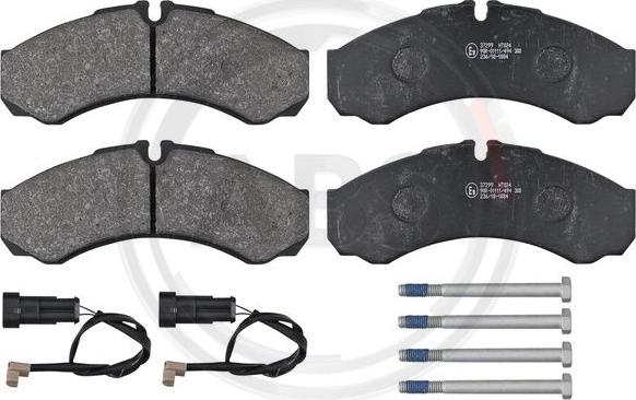 A.B.S. 37299 - Brake Pad Set, disc brake onlydrive.pro