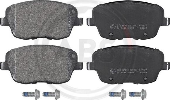 A.B.S. 37241 - Brake Pad Set, disc brake onlydrive.pro