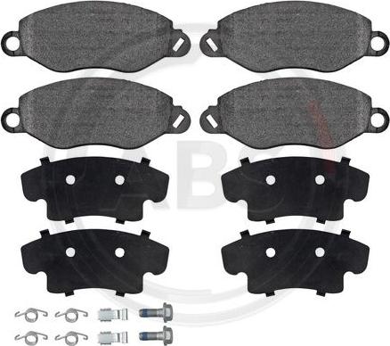 A.B.S. 37256 - Brake Pad Set, disc brake onlydrive.pro