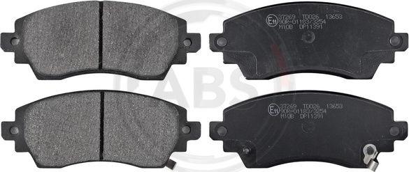 A.B.S. 37269 - Brake Pad Set, disc brake onlydrive.pro