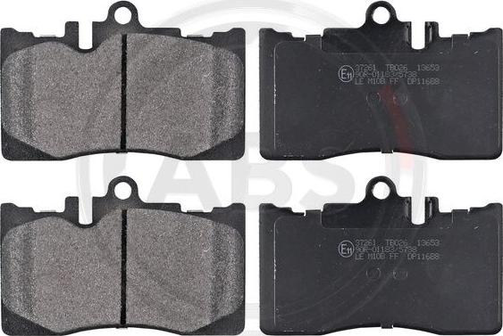 A.B.S. 37261 - Brake Pad Set, disc brake onlydrive.pro