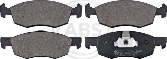 A.B.S. 37286 - Brake Pad Set, disc brake onlydrive.pro