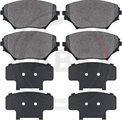 A.B.S. 37230 - Brake Pad Set, disc brake onlydrive.pro