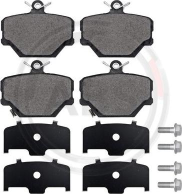 A.B.S. 37220 - Brake Pad Set, disc brake onlydrive.pro