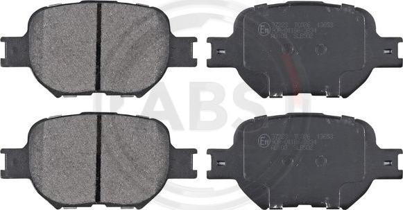 A.B.S. 37223 - Brake Pad Set, disc brake onlydrive.pro