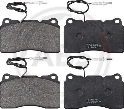 A.B.S. 37271 - Brake Pad Set, disc brake onlydrive.pro