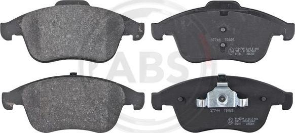 A.B.S. 37744 - Brake Pad Set, disc brake onlydrive.pro