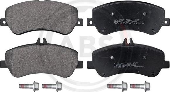 A.B.S. 37748 - Brake Pad Set, disc brake onlydrive.pro