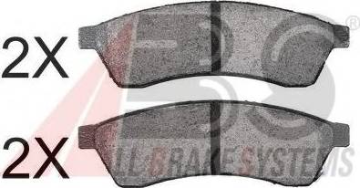 A.B.S. 37747 OE - Brake Pad Set, disc brake onlydrive.pro