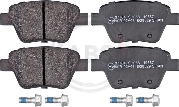 A.B.S. 37784 - Brake Pad Set, disc brake onlydrive.pro