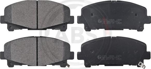 A.B.S. 37721 - Brake Pad Set, disc brake onlydrive.pro