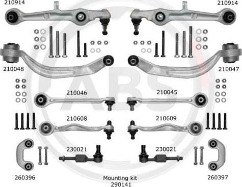 A.B.S. 219901 - Suspension Kit onlydrive.pro