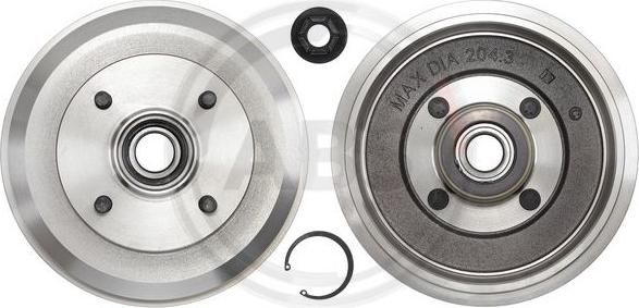 A.B.S. 7178-SC - Brake Drum onlydrive.pro