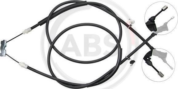 A.B.S. K19905 - Cable, parking brake onlydrive.pro