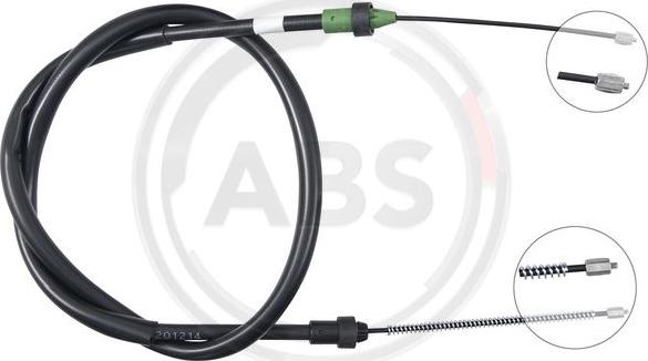 A.B.S. K19824 - Cable, parking brake onlydrive.pro