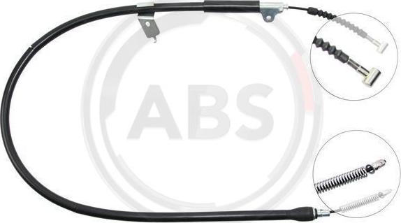 A.B.S. K11837 - Cable, parking brake onlydrive.pro