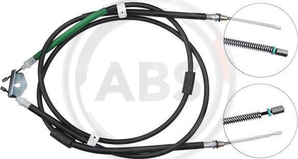 A.B.S. K12415 - Cable, parking brake onlydrive.pro