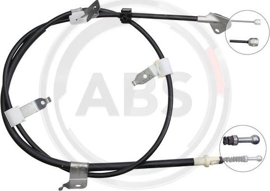 A.B.S. K12070 - Cable, parking brake onlydrive.pro