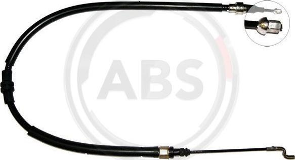 A.B.S. K12706 - Cable, parking brake onlydrive.pro