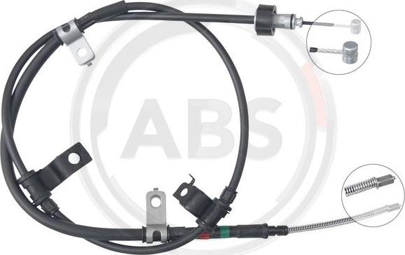 A.B.S. K17505 - Cable, parking brake onlydrive.pro