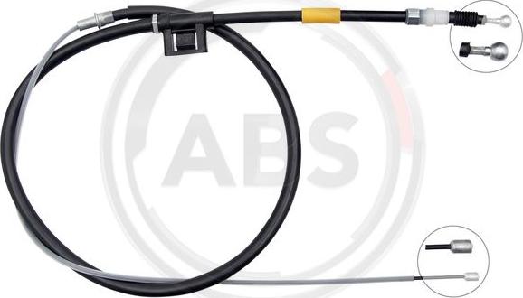 A.B.S. K17266 - Cable, parking brake onlydrive.pro