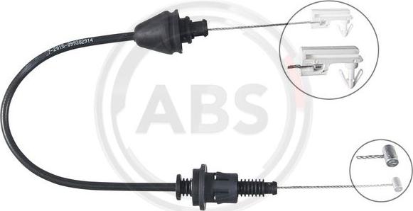 A.B.S. K37550 - Accelerator Cable onlydrive.pro