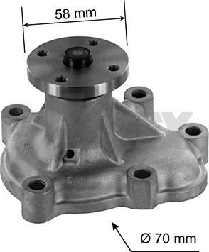 Airtex 1550 - Water Pump onlydrive.pro