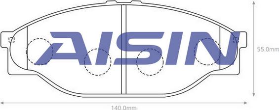 AISIN A1N049 - Jarrupala, levyjarru onlydrive.pro