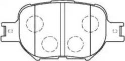 AISIN A1N065 - Brake Pad Set, disc brake onlydrive.pro