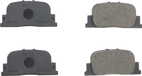 AISIN A2N066 - Brake Pad Set, disc brake onlydrive.pro