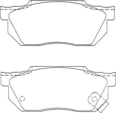 AISIN ASN-97W - Piduriklotsi komplekt,ketaspidur onlydrive.pro