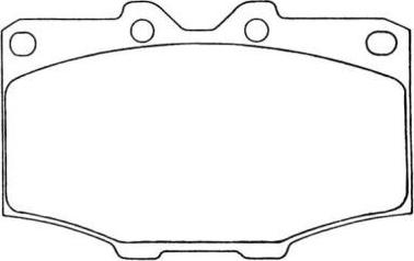 AISIN ASN-60 - Brake Pad Set, disc brake onlydrive.pro