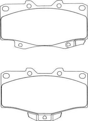 AISIN ASN-199 - Brake Pad Set, disc brake onlydrive.pro