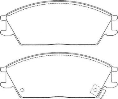 AISIN ASN-112W - Brake Pad Set, disc brake onlydrive.pro