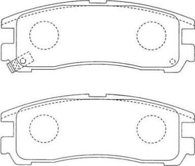 AISIN ASN-185 - Тормозные колодки, дисковые, комплект onlydrive.pro