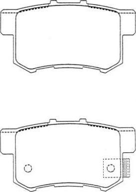 AISIN ASN-182 - Тормозные колодки, дисковые, комплект onlydrive.pro