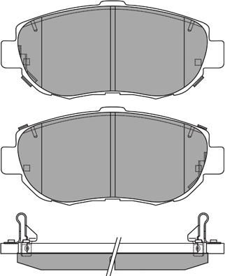 Oyodo 10H2071-OYO - Brake Pad Set, disc brake onlydrive.pro