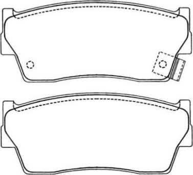 AISIN ASN-205 - Тормозные колодки, дисковые, комплект onlydrive.pro