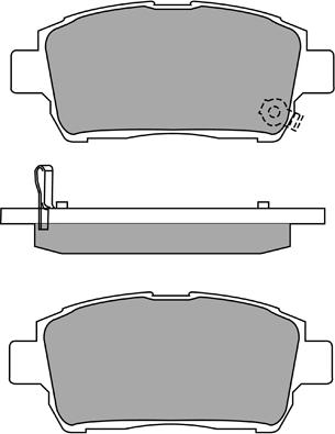 AISIN ASN-2101 - Brake Pad Set, disc brake onlydrive.pro