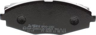 AISIN BPDO-1001 - Brake Pad Set, disc brake onlydrive.pro