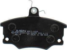 AISIN BPFI-1038 - Brake Pad Set, disc brake onlydrive.pro