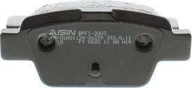 AISIN BPFI-2003 - Brake Pad Set, disc brake onlydrive.pro