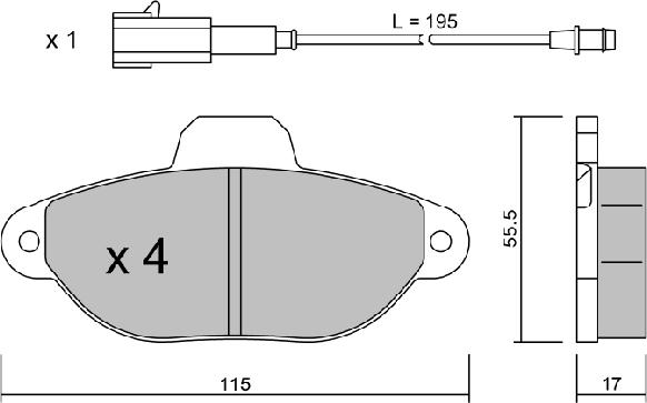 AISIN BPFO-1001 - Jarrupala, levyjarru onlydrive.pro