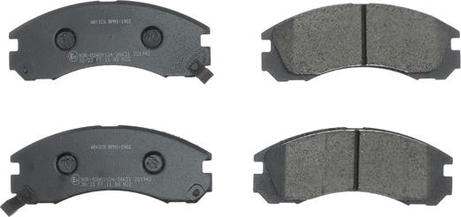 AISIN BPMI-1902 - Brake Pad Set, disc brake onlydrive.pro