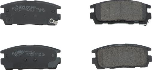 AISIN BPOP-2008 - Brake Pad Set, disc brake onlydrive.pro