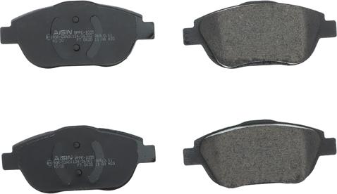 AISIN BPPE-1035 - Brake Pad Set, disc brake onlydrive.pro