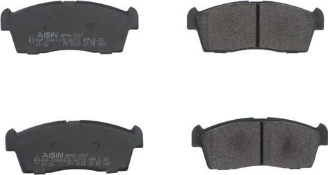 AISIN BPPE-1027 - Brake Pad Set, disc brake onlydrive.pro