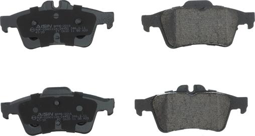 AISIN BPPE-2016 - Brake Pad Set, disc brake onlydrive.pro