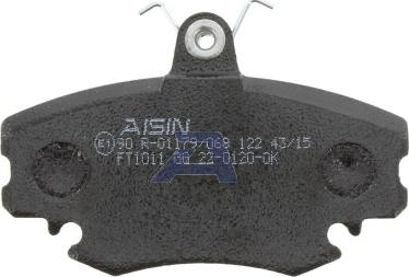 AISIN BPRE-1004 - Brake Pad Set, disc brake onlydrive.pro